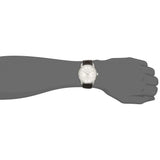 Calvin Klein Infinity Silver Dial Black Leather Strap Watch for Men - K5S341C6 Buy Now By Calvin Klein
