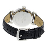 Coach Madison White Dial Black Leather Strap Watch for Women - 14502399 Buy Now By Coach