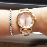 Michael Kors Norie Gold Dial Two Tone Steel Strap Watch for Women - MK3586 Buy Now By Michael Kors