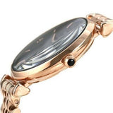 Emporio Armani Gianni T-Bar Black Dial Rose Gold Strap Watch For Women - AR11145 Buy Now By Emporio Armani