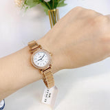 Coach Madison Crystals White Dial Rose Gold Steel Strap Watch For Women - 14502405 Buy Now By Coach