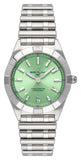 Breitling Chronomat 32 Diamonds Green Dial Silver Steel Strap Watch for Women - A77310101L1A1 Buy Now By Breitling