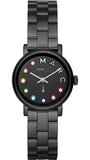 Marc Jacobs Baker Black Dial Black Steel Strap Watch for Women - MBM3425 Buy Now By Marc Jacobs