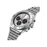 Breitling Chronomat B01 42mm Silver Dial Silver Steel Strap Watch for Men - AB0134101G1A1 Buy Now By Breitling