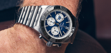 Breitling Chronomat B01 42 Six Nations Scotland Blue Dial Silver Steel Strap Watch for Men - AB0134A51C1A1 Buy Now By Breitling