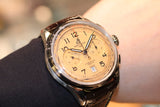Breitling Premier B01 Chronograph 42 Beige Dial Brown Leather Strap Watch for Men - AB0145331K1P1 Buy Now By Breitling