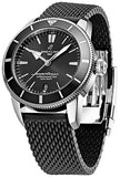 Breitling Superocean Heritage B20 Automatic 44 Black Dial Black Mesh Bracelet Watch for Men - AB2030121B1S1 Buy Now By Breitling