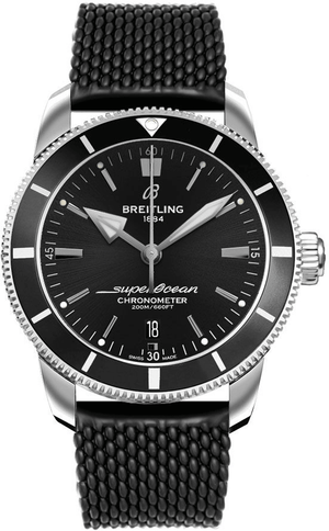 Breitling Superocean Heritage B20 Automatic 44 Black Dial Black Mesh Bracelet Watch for Men - AB2030121B1S1 Buy Now By Breitling