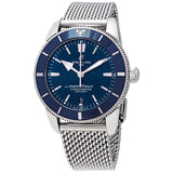Breitling Superocean Heritage B20 Automatic 44 Blue Dial Silver Mesh Bracelet Watch for Men - AB2030161C1A1 Buy Now By Breitling