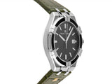 Maurice Lacroix Aikon Quartz Black Dial Green Crocodile Leather Strap Watch for Men - AI1008-PVB21-330-1 Buy Now By Maurice Lacroix