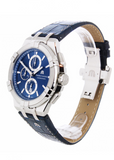 Maurice Lacroix Aikon Chronograph Blue Dial Blue Leather Strap Watch for Men - AI1018-SS001-430-1 Buy Now By Maurice Lacroix