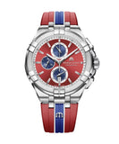 Maurice Lacroix Aikon Beach Volley Vikings Limited Edition Red Dial Red Rubber Strap Watch for Men - AI1018-SS001-530-6 Buy Now By Maurice Lacroix