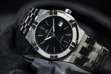 Maurice Lacroix Aikon Date Quartz Black Dial Silver Steel Strap Watch for Men - AI1108-SS002-330-1 Buy Now By Maurice Lacroix