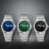 Maurice Lacroix Aikon Date Quartz Green Dial Silver Steel Strap Watch for Men - AI1108-SS002-630-1 Buy Now By Maurice Lacroix