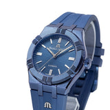 Maurice Lacroix Automatic PVD Limited Edition Blue Dial Blue Silicon Strap Watch For Men - AI6007-PVC00-430-4 Buy Now By Maurice Lacroix