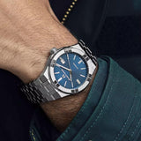 Maurice Lacroix Aikon Automatic Blue Dial Silver Steel Strap Watch For Men - AI6008-SS002-430-1 Buy Now By Maurice Lacroix