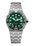 Maurice Lacroix Aikon Venturer Green Dial Silver Steel Strap Watch for Men - AI6057-SSL52-630-1 Buy Now By Maurice Lacroix