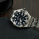 Maurice Lacroix Aikon Venturer Black Dial Silver Steel Strap Watch for Men - AI6058-SS002-330-1 Buy Now By Maurice Lacroix