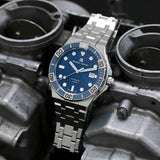 Maurice Lacroix Aikon Venturer Blue Dial Silver Steel Strap Watch for Men - AI6058-SS002-430-1 Buy Now By Maurice Lacroix