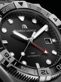 Maurice Lacroix Aikon Venturer Black Dial Silver Steel Strap Watch for Men - AI6058-SS002-330-1 Buy Now By Maurice Lacroix