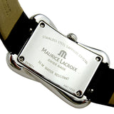 Maurice Lacroix Divina White Mother of Pearl Dial Black Leather Strap Watch for for Women - DV5011-SD531-120 Buy Now By Maurice Lacroix