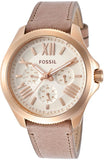 Fossil Cecile White Dial Beige Leather Strap Watch for Women - AM4532 Buy Now By Fossil