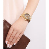 Michael Kors Layton Pave Blue Dial Gold Steel Strap Watch for Women - MK6243 Buy Now By Michael Kors