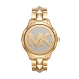 Michael Kors Runway Mercer Crystals Gold Dial Gold Steel Strap Watch For Women - MK6714 Buy Now By Michael Kors