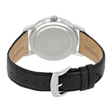 Citizen Eco Drive Silver Dial Black Leather Strap Watch For Men - AO9000-06B Buy Now By Citizen