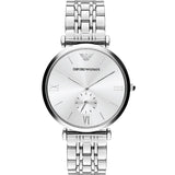Emporio Armani Classic Silver Dial Silver Steel Strap Watch For Men - AR1819 Buy Now By Emporio Armani