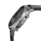 Emporio Armani Classic Grey Dial Grey Leather Strap Watch For Men - AR0388 Buy Now By Emporio Armani