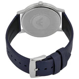 Emporio Armani Kappa Quartz Blue Dial Blue Leather Strap Watch For Women - AR11012 Buy Now By Emporio Armani