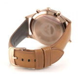 Emporio Armani Quartz Silver Dial Brown Leather Strap Watch For Men - AR11043 Buy Now By Emporio Armani