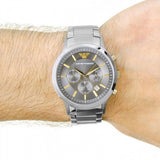 Emporio Armani Quartz Grey Dial Silver Steel Strap Watch For Men - AR11047 Buy Now By Emporio Armani