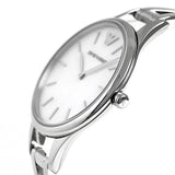 Emporio Armani Aurora Mother Of Pearl White Dial Silver Steel Strap Watch For Women - AR11054 Buy Now By Emporio Armani