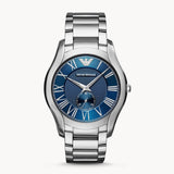 Emporio Armani Valente Quartz Blue Dial Silver Steel Strap Watch For Men - AR11085 Buy Now By Emporio Armani