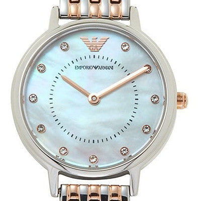 Emporio Armani Mother of Pearl Dial Two Tone Stainless Steel Watch For Women - AR11094 Buy Now By Emporio Armani
