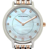 Emporio Armani Mother of Pearl Dial Two Tone Stainless Steel Watch For Women - AR11094 Buy Now By Emporio Armani