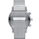 Emporio Armani Chronograph Black Dial Silver Mesh Bracelet Watch For Men - AR11104 Buy Now By Emporio Armani