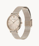 Emporio Armani Kappa Pink Dial Pink Mesh Bracelet Watch For Women - AR11129 Buy Now By Emporio Armani