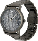Emporio Armani Luigi Analog Grey Dial Grey Steel Strap Watch For Men - AR11155 Buy Now By Emporio Armani