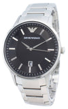 Emporio Armani Renato Quartz Black Dial Silver Steel Strap Watch For Men - AR11181 Buy Now By Emporio Armani