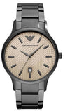 Emporio Armani Renato Quartz Beige Dial Grey Steel Strap Watch For Men - AR11183 Buy Now By Emporio Armani