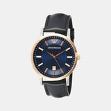 Emporio Armani Renato Analog Blue Dial Black Leather Strap Watch For Men - AR2506 Buy Now By Emporio Armani