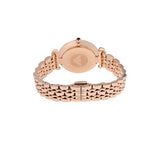Emporio Armani Gianni T Bar Black Dial Rose Gold Steel Strap Watch For Women - AR11206 Buy Now By Emporio Armani