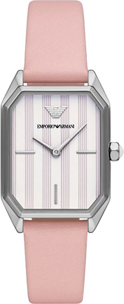 Emporio Armani Quartz White Dial Pink Leather Strap Watch For Women - AR11207 Buy Now By Emporio Armani