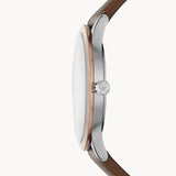 Emporio Armani Giovanni Quartz White Dial Brown Leather Strap Watch For Men - AR11211 Buy Now By Emporio Armani