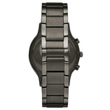 Emporio Armani Renato Chronograph Quartz Blue Dial Black Steel Strap Watch For Men - AR11215 Buy Now By Emporio Armani