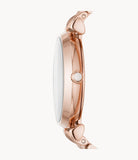 Emporio Armani T-Bar Gianni Crystal Pave Dial Rose Gold Steel Strap Watch For Women - AR11244 Buy Now By Emporio Armani