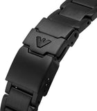 Emporio Armani Diver Chronograph Black Dial Black Steel Strap Watch For Men - AR11363 Buy Now By Emporio Armani